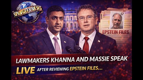 LIVE: US lawmakers Khanna and Massie speak after reviewing Epstein files