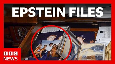 Image in Epstein files that features Donald Trump reinstated after backlash | BBC News