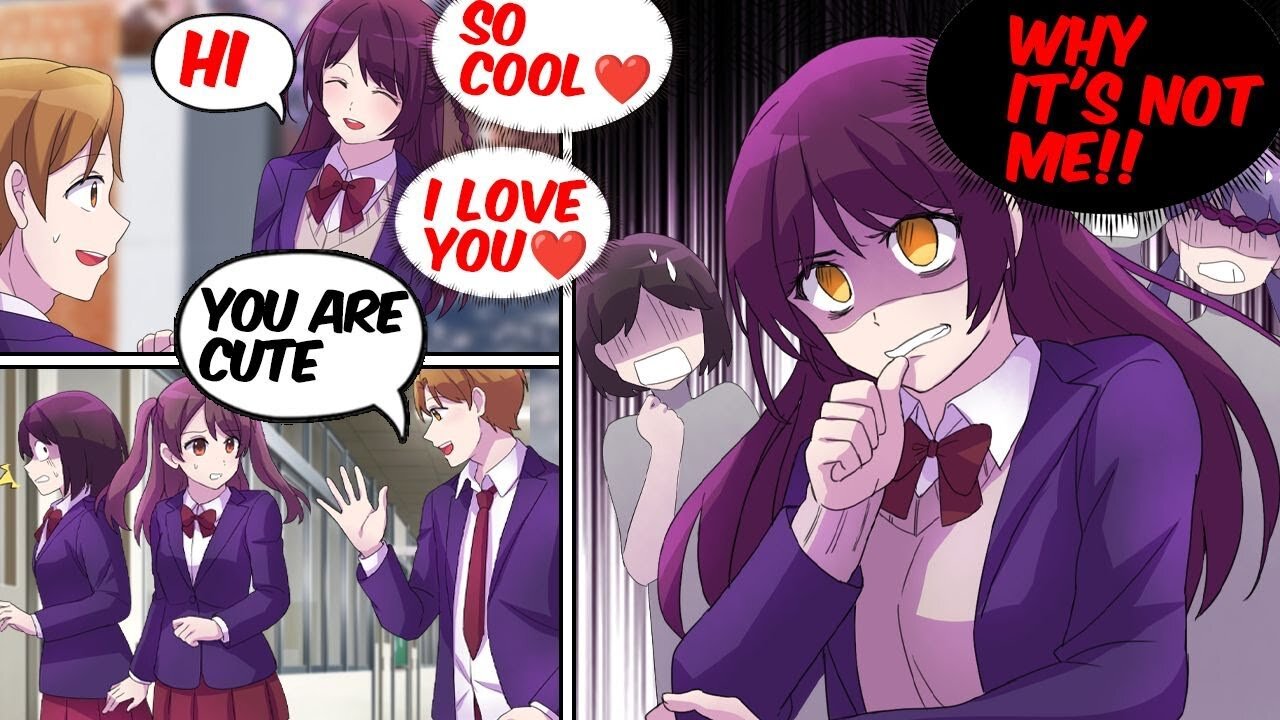 [Manga Dub] Whole Class Able To Read Yandere Girl Mind And She Had No Idea And..