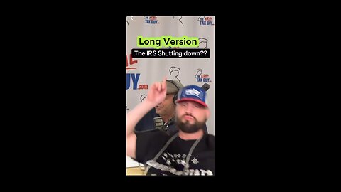 Don’t listen to this idiot the IRS is done