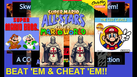 SUPER MARIO ALL-STARS (SMB1 AND LL) - SNES - Beat 'em and Cheat 'em!!
