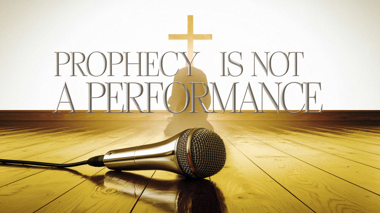 The True Purpose of Prophecy: Formation, Not Performance - Theology Thursday