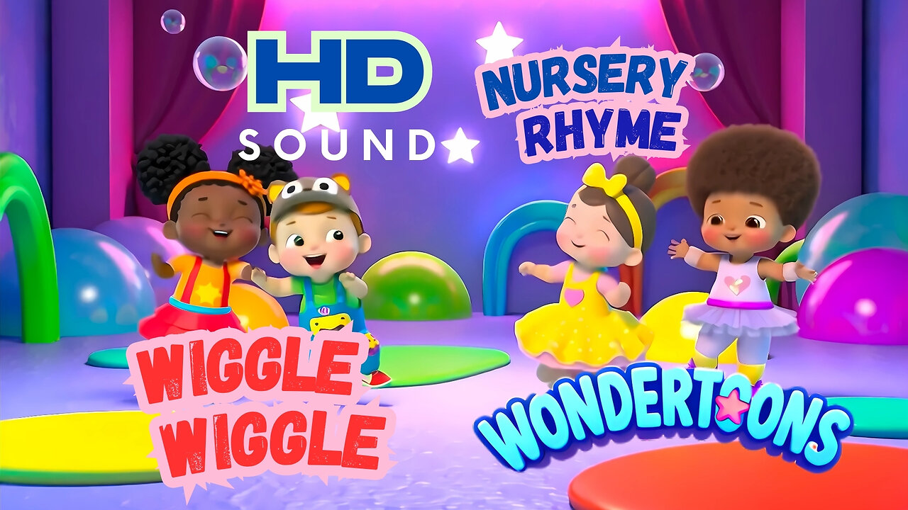 Wiggle Wiggle Little Toes | Fun Baby Dance Song – WonderToons