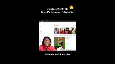 IShowSpeed REACTS to Purav Jha Ishowspeed Pakistan Tour #ishowspeed #puravjhaIShowSpeed REACTS to