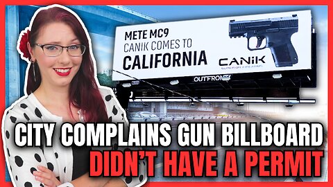 Locals Complain Gun Billboard Didn't Have a Permit