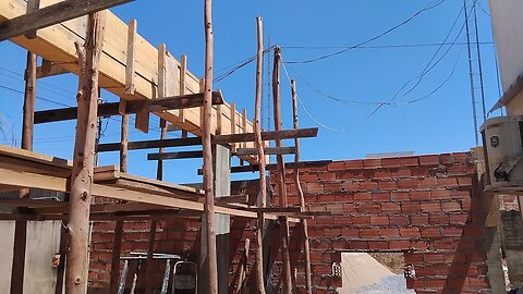 Renovating my house structure that holds the box to make the concrete column