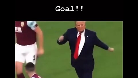 PRESIDENT TRUMP PLAYS SOCCER!