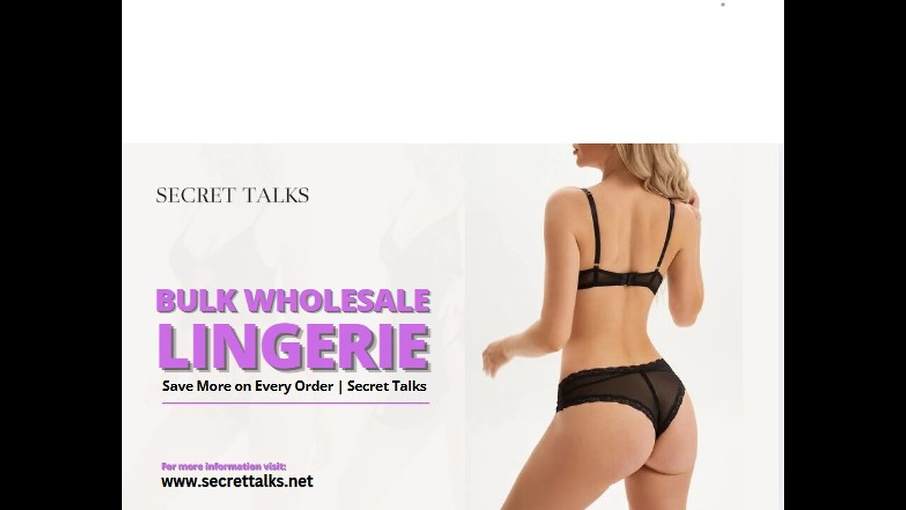 Bulk Wholesale Lingerie – Save More on Every Order | Secret Talks