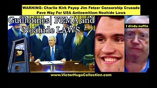 WARNING Charlie Kirk Psyop Jim Fetzer Censorship Crusade Pave Way For USA Antisemitism Noahide Laws