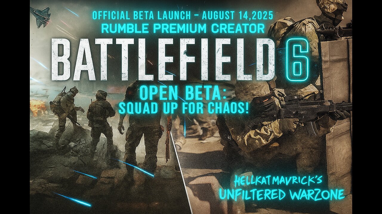 🎮💣BATTLEFIELD 6 BETA: PURE WAR CHAOS: SQUAD UP & KICK ASS!!! 18+🎮💣