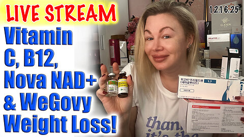 Live Vitamin B12, C, Nova NAD + and WeGovy! AceCosm and code Jessica10 Saves