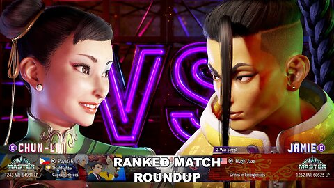 Kuya Kalbo SF6 Ranked Match Roundup. Chun Li Master Rank [Hori Fight Stick]