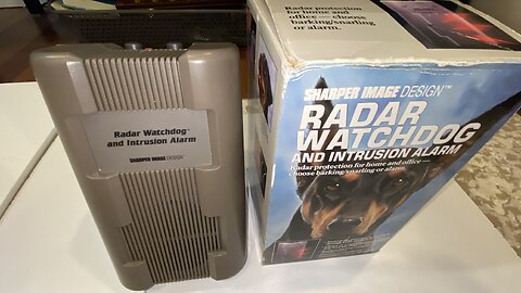 Detailed Look at @ Sharper Image Design Radar Watchdog and Intrusion Alarm Sensor Medium Brown S1475