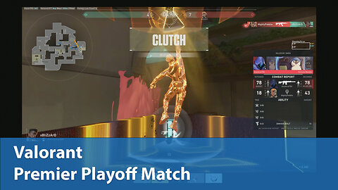 Premier Playoff Match | Competitive 1W-1L | Premier 0W-1L | Valorant