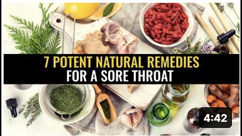 "Top 7 Powerful Natural Solutions for Soothing a Sore Throat"