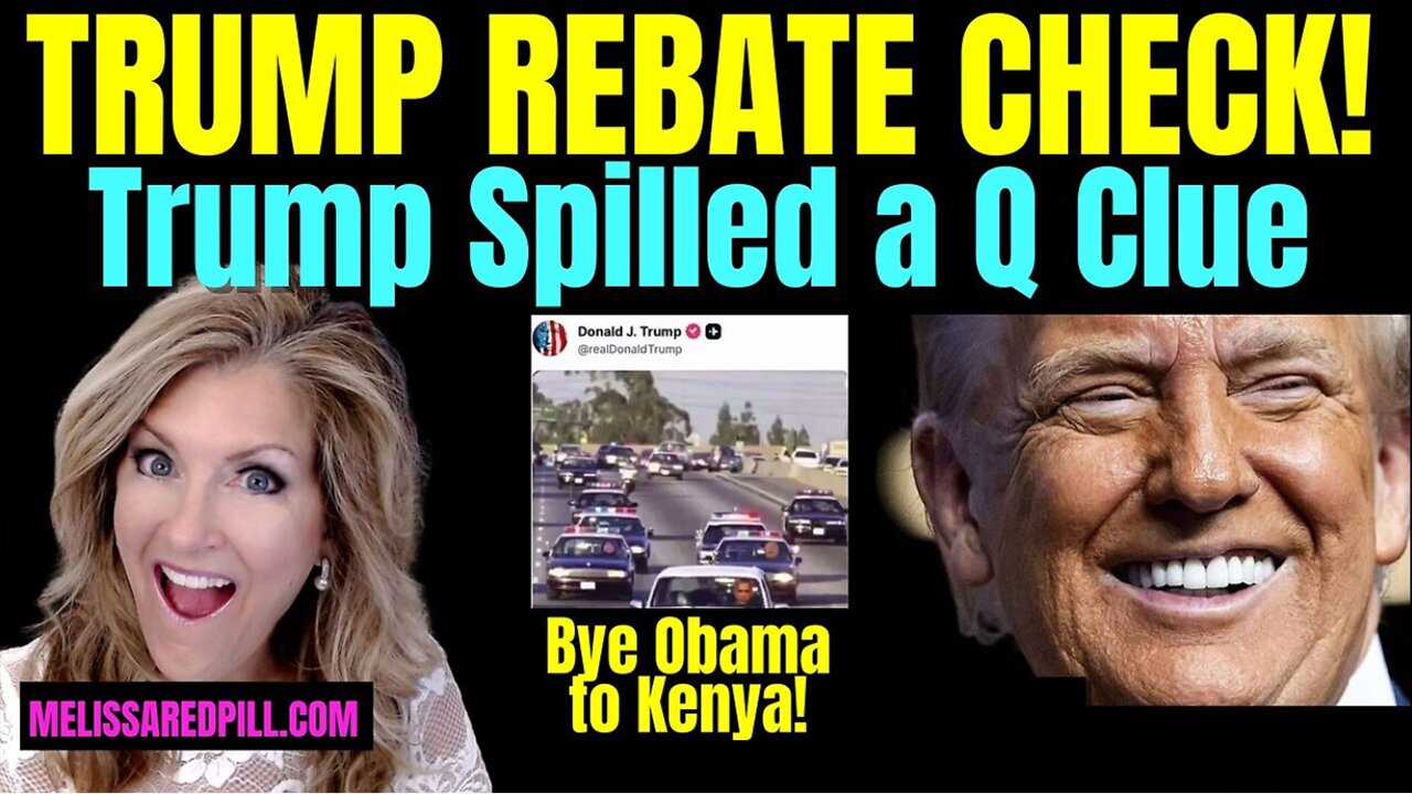 Melissa Redpill HUGE Intel July 28: Trump Rebate Check!