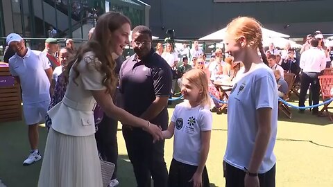 Princess of Wales arrives at Wimbledon women's finals