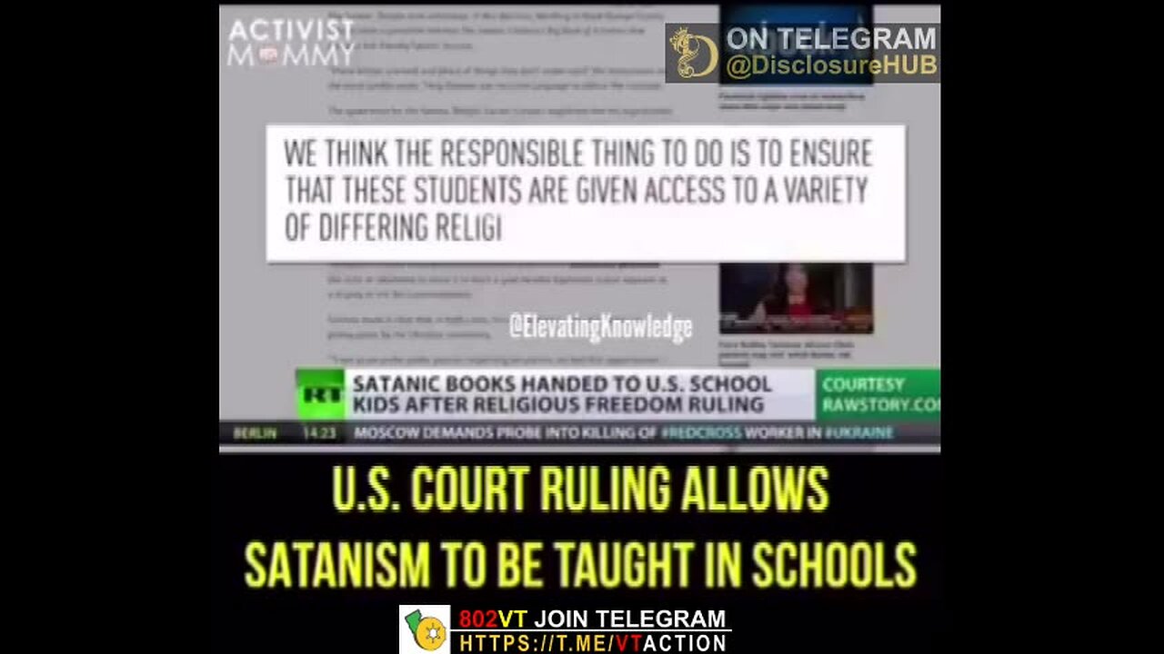 Satanic school books for the American youth.