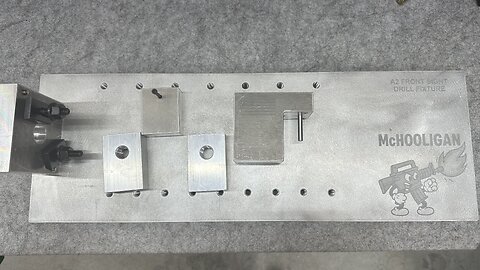 Drill Fixture for A2 Front Sight Gas Block