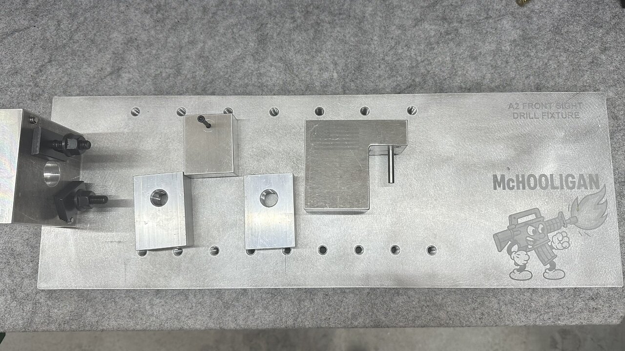 Drill Fixture for A2 Front Sight Gas Block