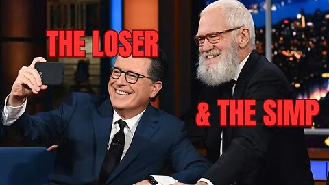 LUKE SHOCKS! (David Letterman Simps for Colbert, One Unfunny Douche Defends Another)