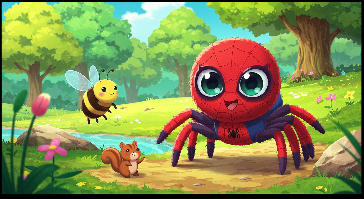 Cute Anime Spider Adventures 🕷️ | Fun & Kawaii Animation!
