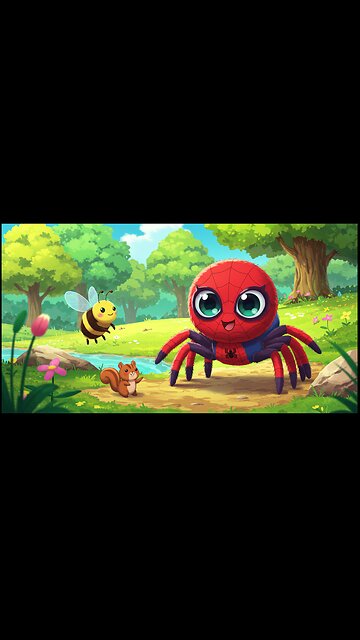 Cute Anime Spider Adventures 🕷️ | Fun & Kawaii Animation!