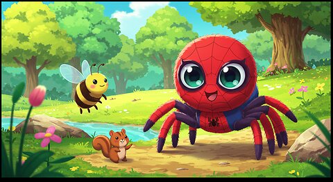 Cute Anime Spider Adventures 🕷️ | Fun & Kawaii Animation!