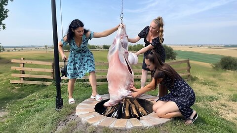 Country delight! Let's slow roast a lamb!
