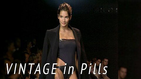 Vintage in Pills PACO RABANNE Spring 1998 Paris - Fashion Channel 