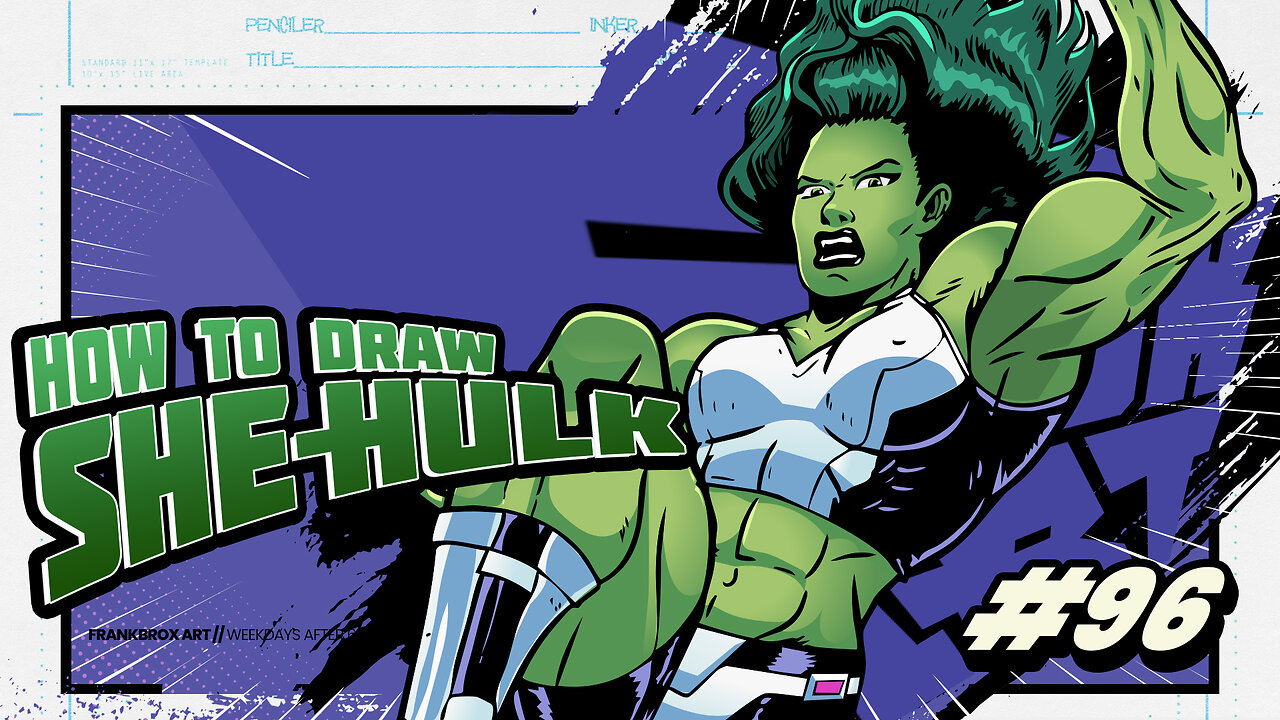 Unleash Your Creativity: DRAW SheHULK, Your Favorite MARVEL Hero!
