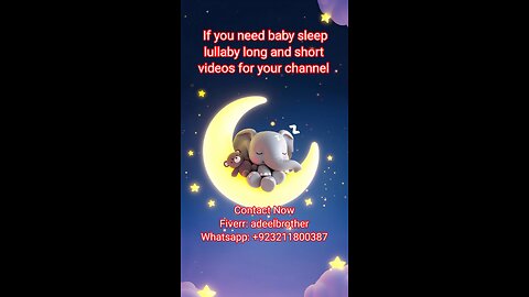 baby sleep lullaby video for your channel #viralvideo #toddlersleep #babybedtime #babylullaby