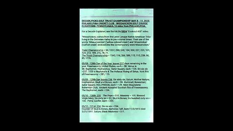 TRUIST CHAMPIONSHIP PRO GOLF DECODE/PICKS