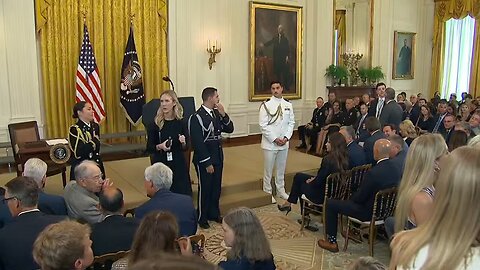 President Donald Trump participates in bill signing ceremony at the White House