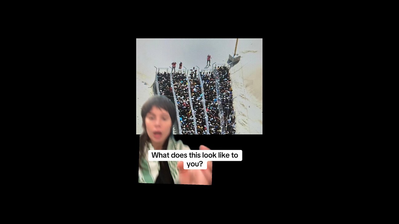 Israeli Regime puts Palestinians in Pen That Looks Very Familiar