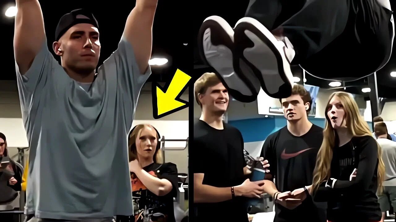 🔥Scaring People in The Gym With Calisthenics #48