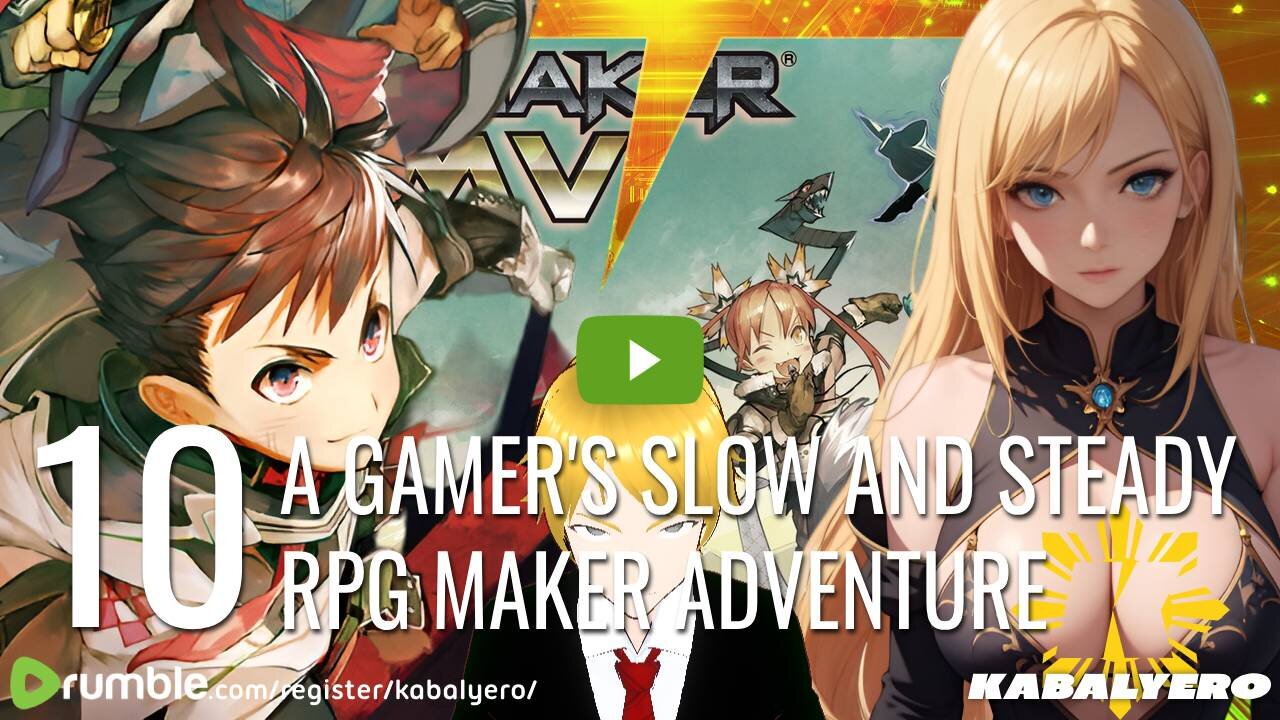 🔴 [10] A Gamer's Slow and Steady RPG Maker Adventure 🎮 Live via Rumble Studio