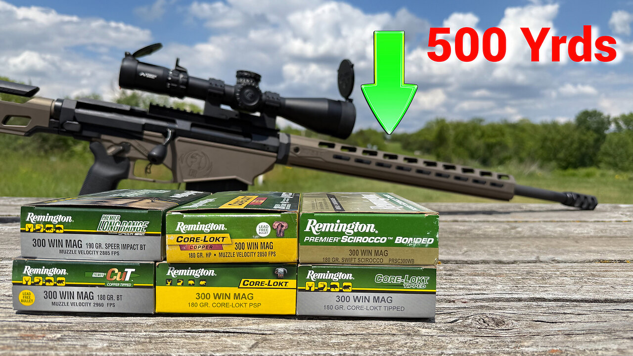 Remington 300WM Ammo - 6 Different Types