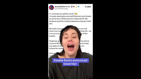 Azealia Banks is Going to Israel!