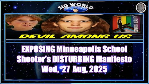 EXPOSING Minneapolis School Shooter’s DISTURBING Manifesto