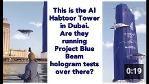 "Dubai Conducts Project Blue Beam Tests"