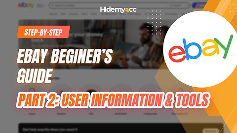 What information is needed to create a new eBay account?