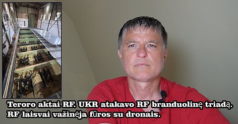 Teroro aktai Rusijoje. Ukraina atakavo Rusijos branduolinę triadą. RF važinėja fūros su dronais