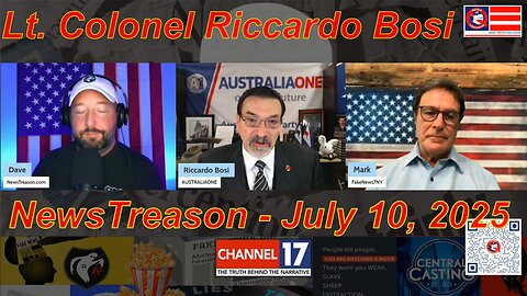 Lt. Colonel Riccardo Bosi: 5GW | Epstein Reactance Theory | Australia & The World Alliance
