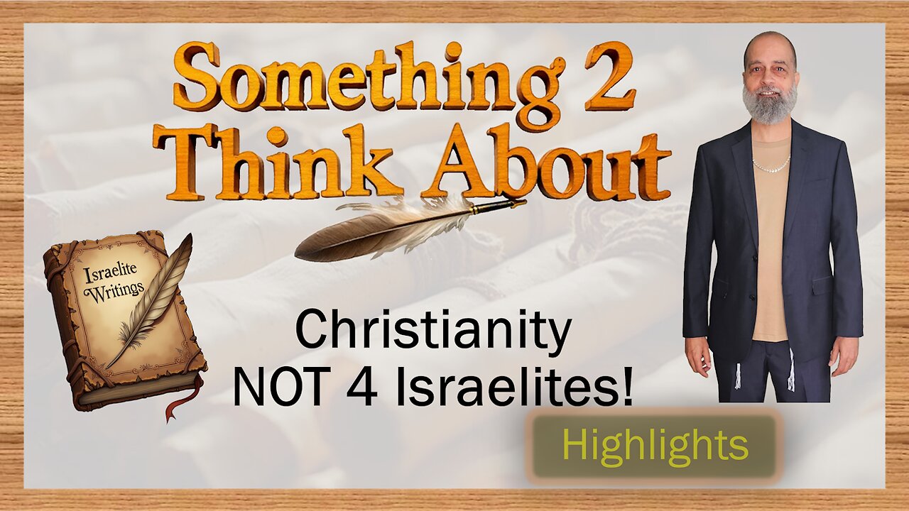 Canon Overview 1 - Christianity NOT For Israelites - H1