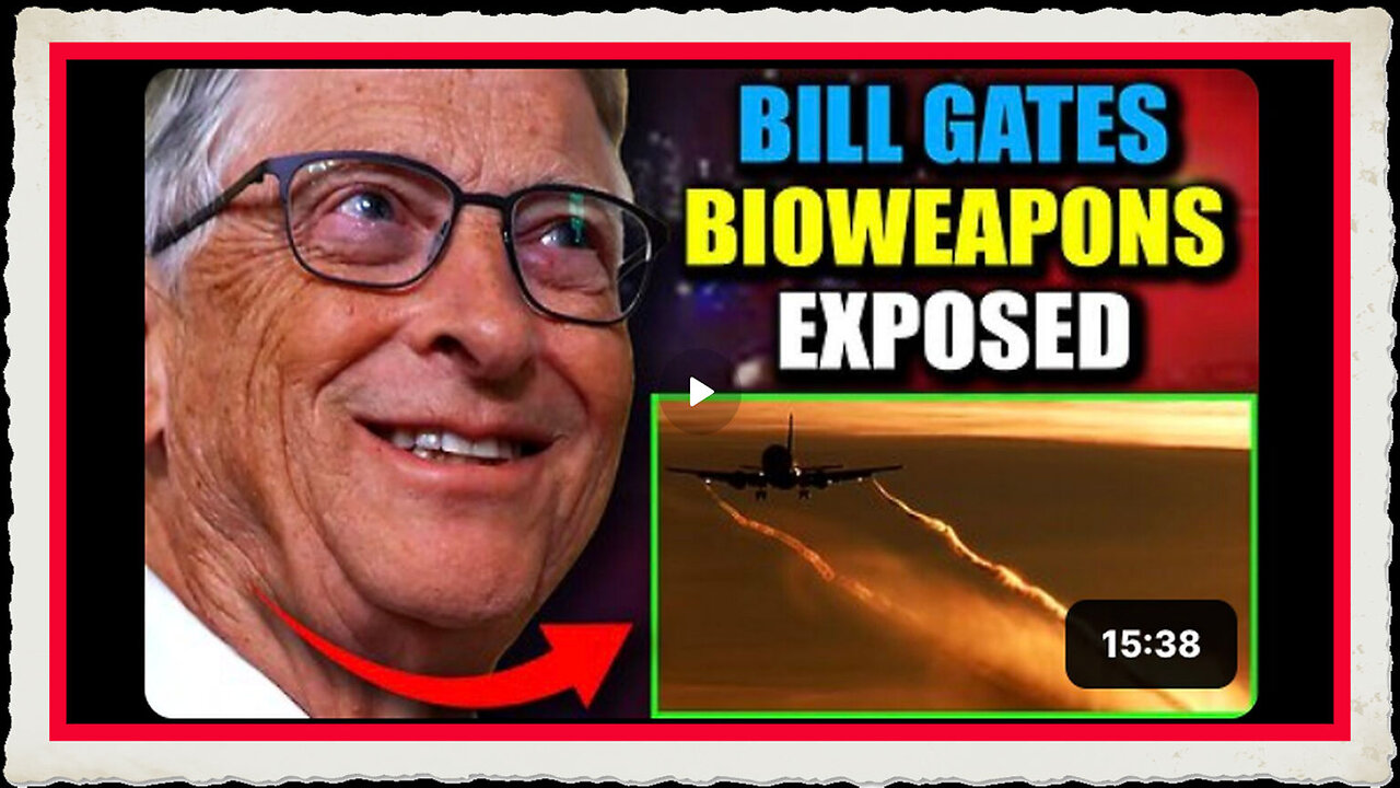 Chemtrails Task Force Exposes Bill Gates' Bioweapons Rare Cancers Surging In Spray Zones