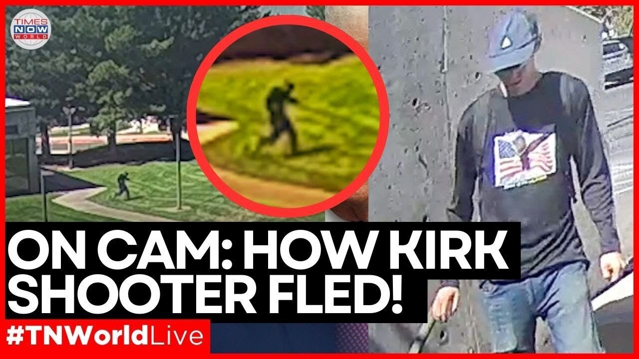 LIVE: "ON CAM: How the Charlie Kirk Shooter ESCAPED – Shocking New Footage Revealed!"