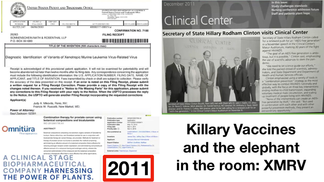 Killary Vaccines and the elephant in the room: XMRV