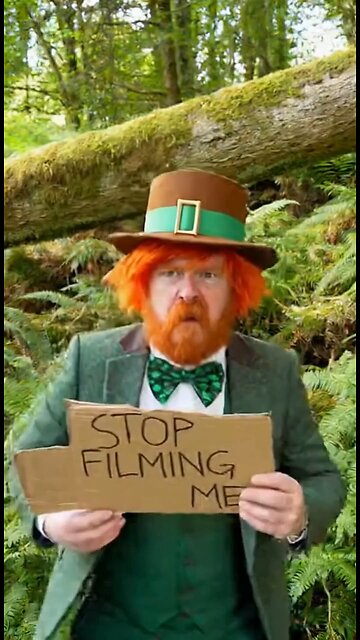 Caught on Camera 📷 #SoraAI #AIVideo #life #StopFilmingMe #LeprechaunLife