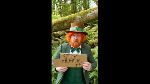 Caught on Camera 📷 #SoraAI #AIVideo #life #StopFilmingMe #LeprechaunLife